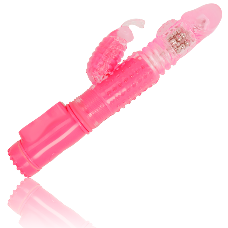 Ohmama – vibrator rotativ cu stimulator pentru clitoris tip iepuraș