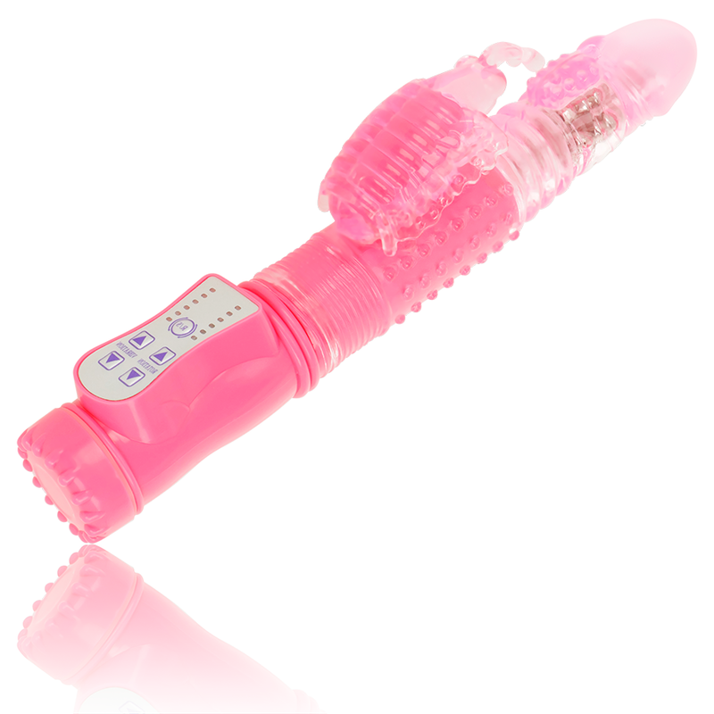 Ohmama – vibrator rotativ cu stimulator pentru clitoris tip iepuraș