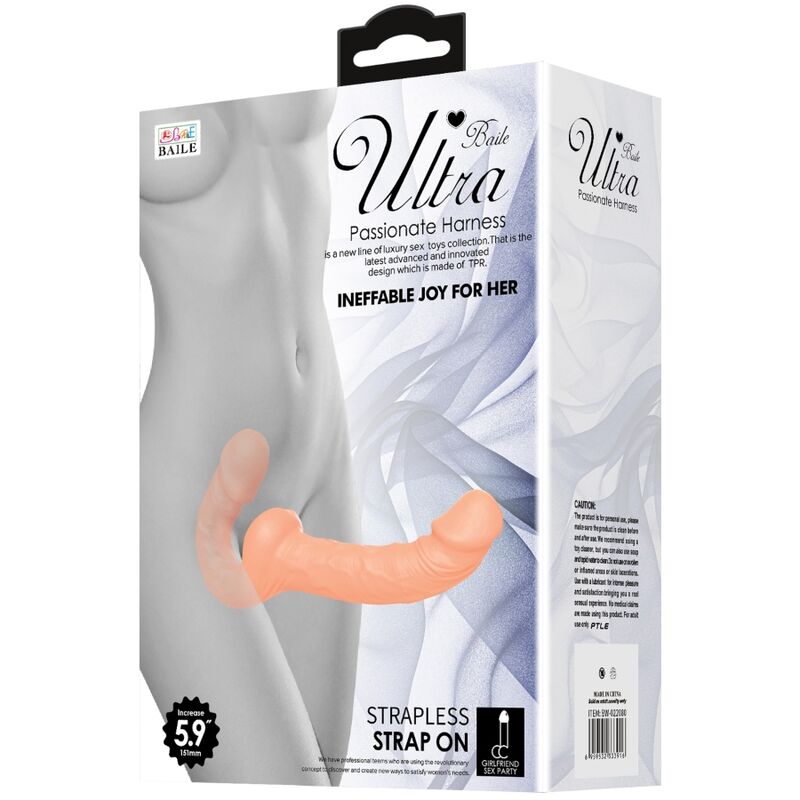 BAILE - Dildo „Ultra Passionate” cu ham fără prindere