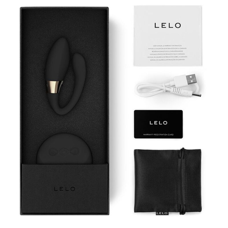 Lelo – Tiani Duo, masajer pentru cupluri, negru