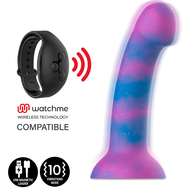 MYTHOLOGY – Dion Galactic M, dildo – compatibil cu tehnologia wireless Watchme (vibrator)
