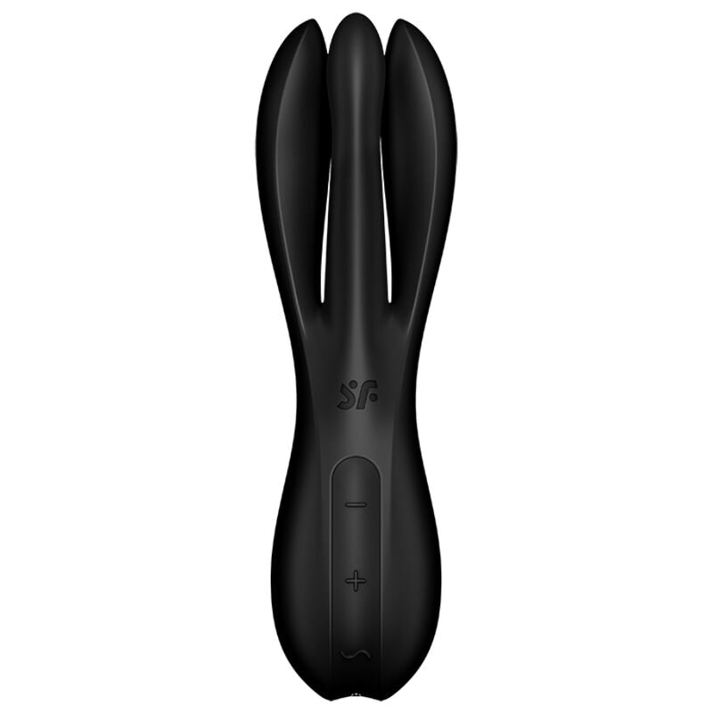 SATISFYER - Threesome 2 vibrator negru