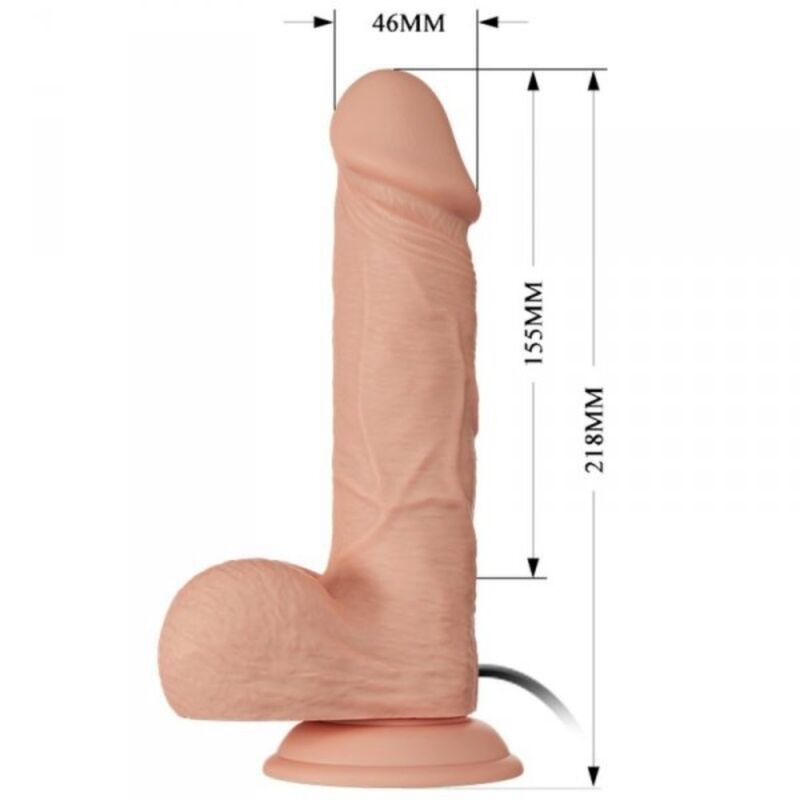 BAILE – Beautiful Encounter Bahamut, vibrator 21,8 cm, natur