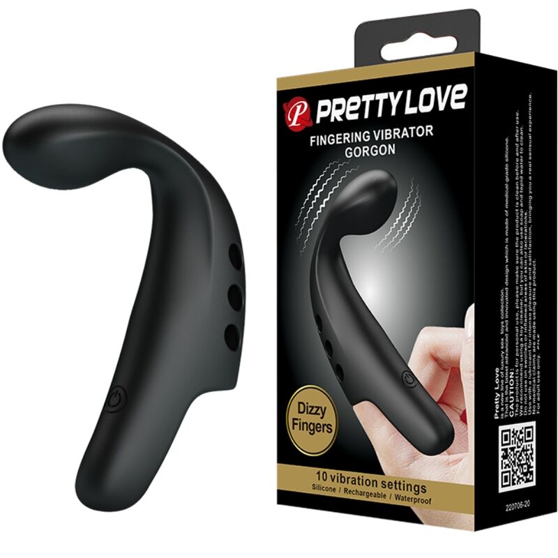 PRETTY LOVE - Black Gorgon – degetar vibrator