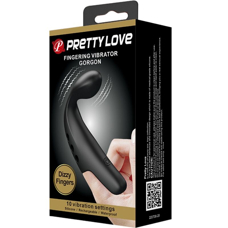 PRETTY LOVE - Black Gorgon – degetar vibrator