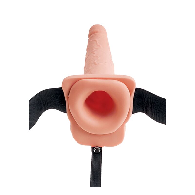 Fetish Fantasy Series – ham ajustabil cu penis realist cu testicule, squirting, 19 cm