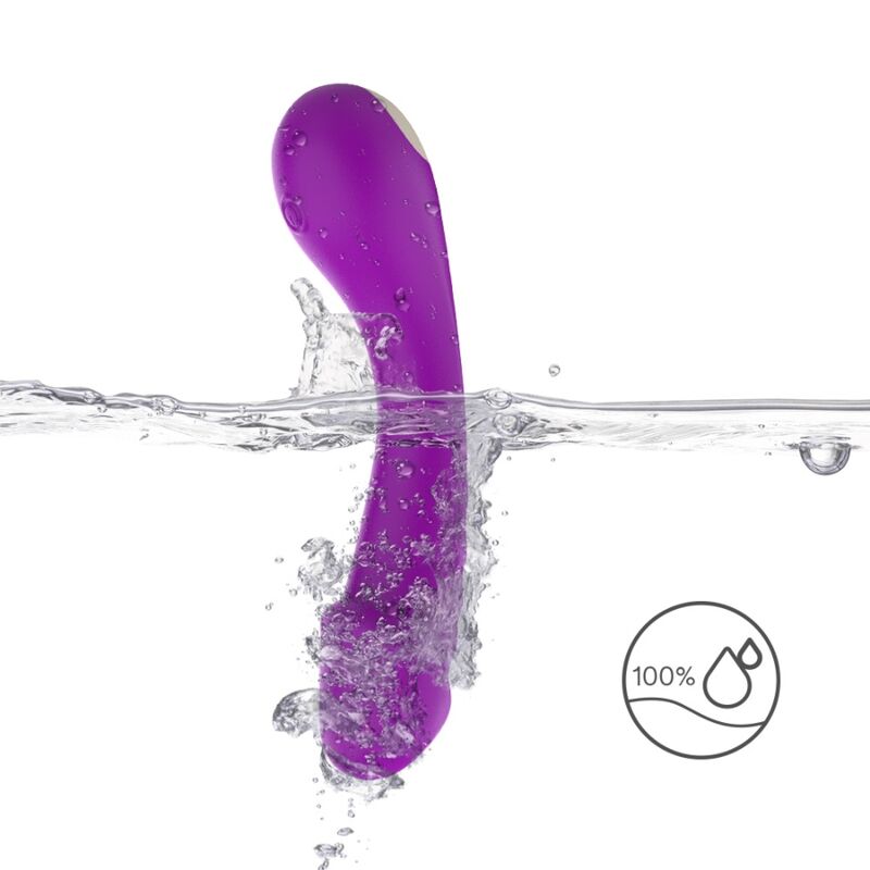 ARMONY - Vibrator dildo G-spot din silicon, mov