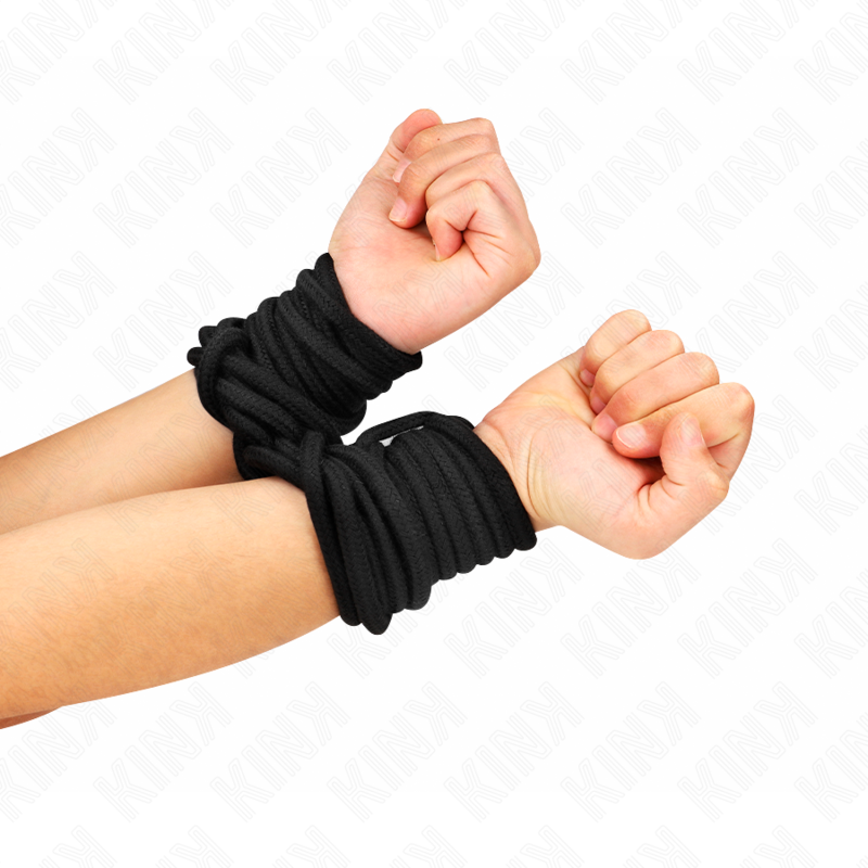 KINK - Funie bumbac 5 m, neagră