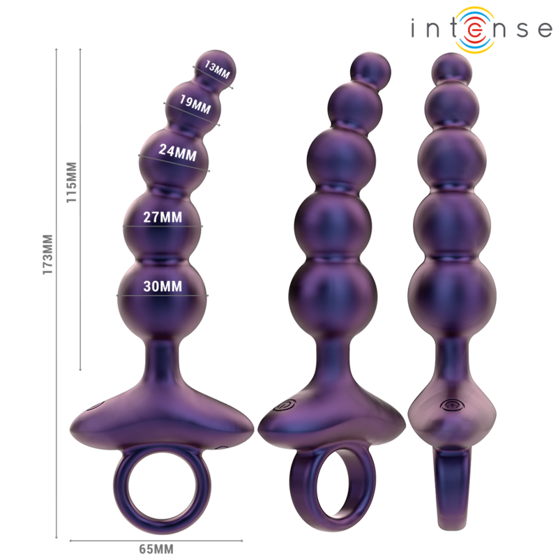 Intense – Tito, buttplug vibrator, model 3, telecomandă