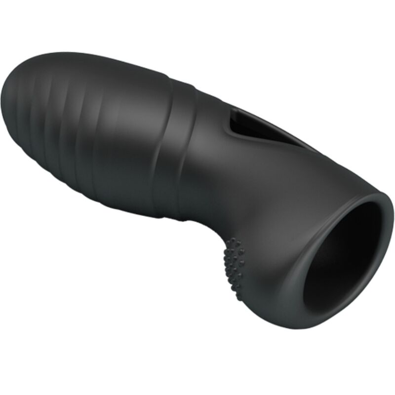 Pretty Love – Alan, vibrator deget din silicon, negru