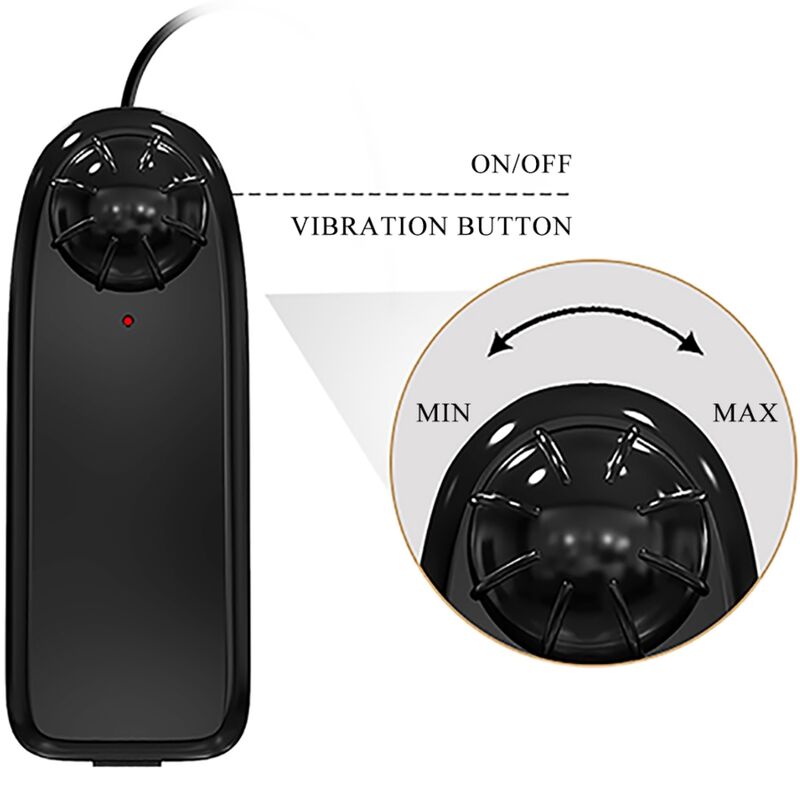 Baile – Catoblepas, vibrator realist 20,6 cm, culoare carne, telecomandă