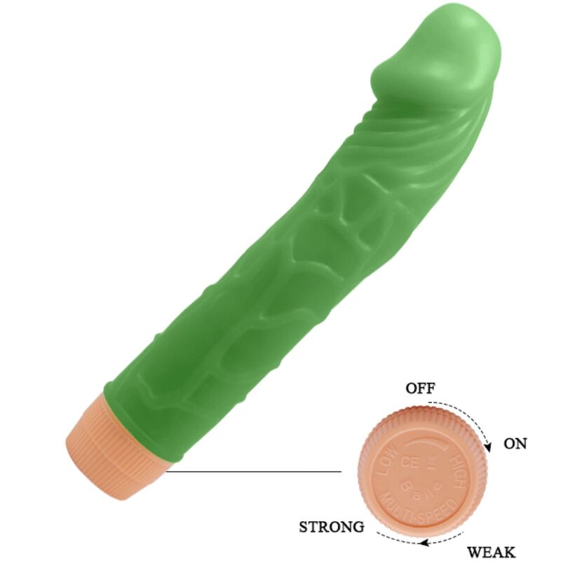 Baile – Bill, vibrator realist 22,5 cm, verde