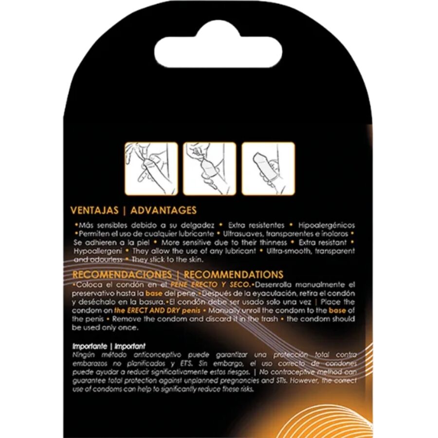 UNIQ – Classic, prezervative fără latex, 3 buc.