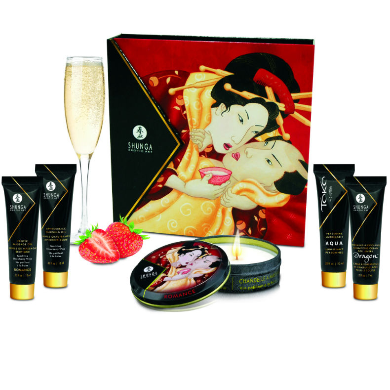 SHUNGA - Set „Secret Geisha” – căpșuni & cava