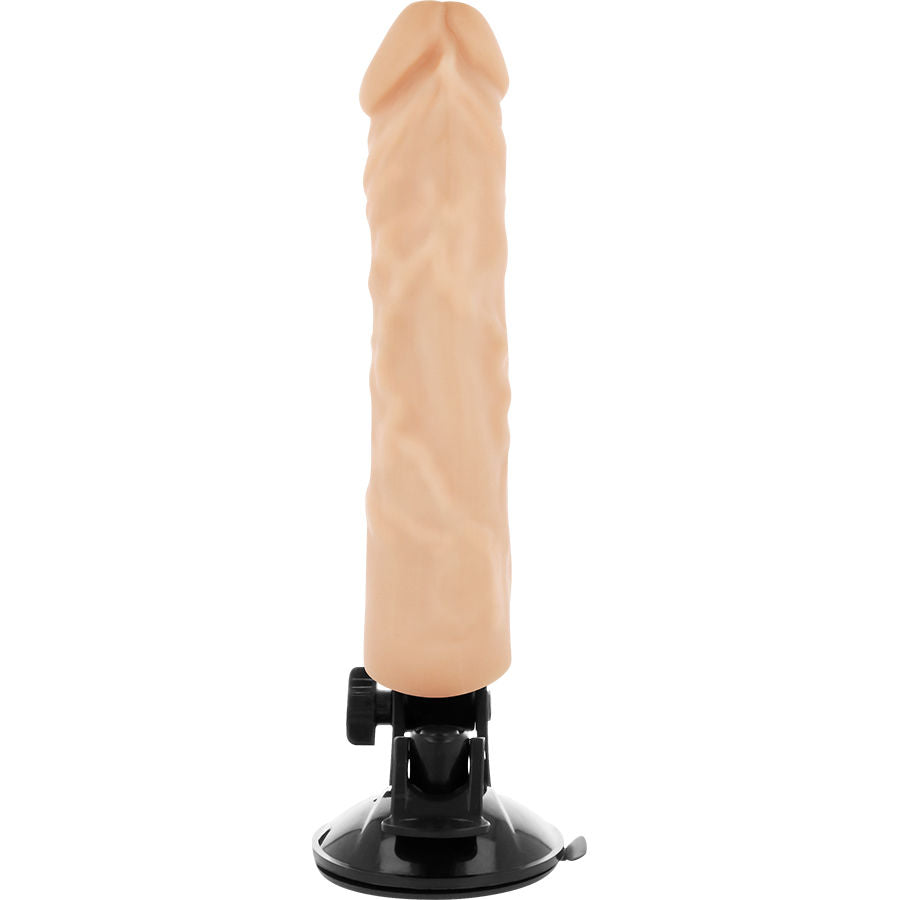 BASECOCK - vibrator realist telecomandă flesh 21 cm Ø 4 cm