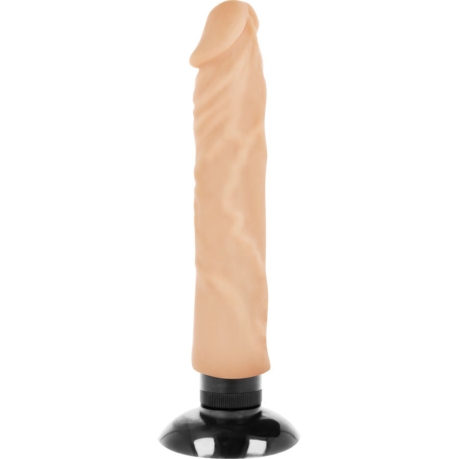 BASECOCK - vibrator realist 2-în-1 flesh 20 cm Ø 4 cm