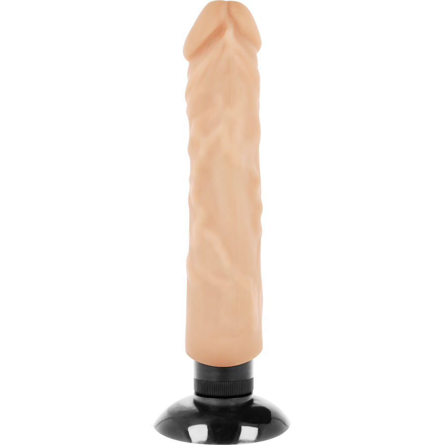 BASECOCK - vibrator realist 2-în-1 flesh 20 cm Ø 4 cm