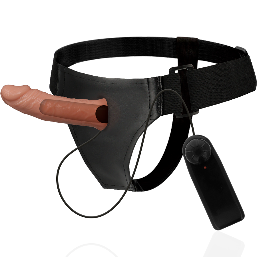 HARNESS ATTRACTION - Ham gol Benny cu vibrator 15 cm Ø 4,5 cm
