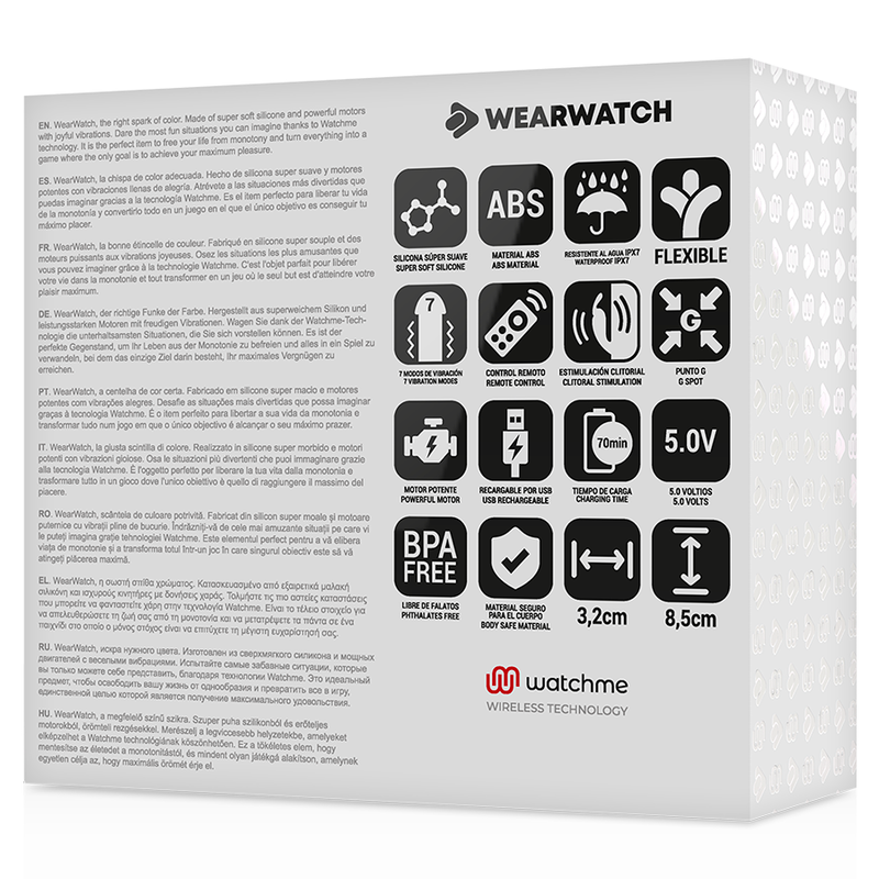 WearWatch – WatchMe, vibrator dual technology, seawater/snow